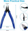 Wire Cutters, Spring-loaded Side Cutters | Flush Cutters, Diagonal Cutters | Precision Side Cutting Pliers in CRV Steel | Heavy Duty Cutting Tool for Electrical, Home & Industrial Use. 
