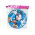 Cartoon Cake Plates - Disposable Plates Use In Birthday & Other Occasions - Sturdy Paper Or Plastic Material  - Available In 5  Different Colors & Designs. 