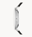 Emporio Armani Black Leather Strap Black Dial Men's Watch AR-11162. 