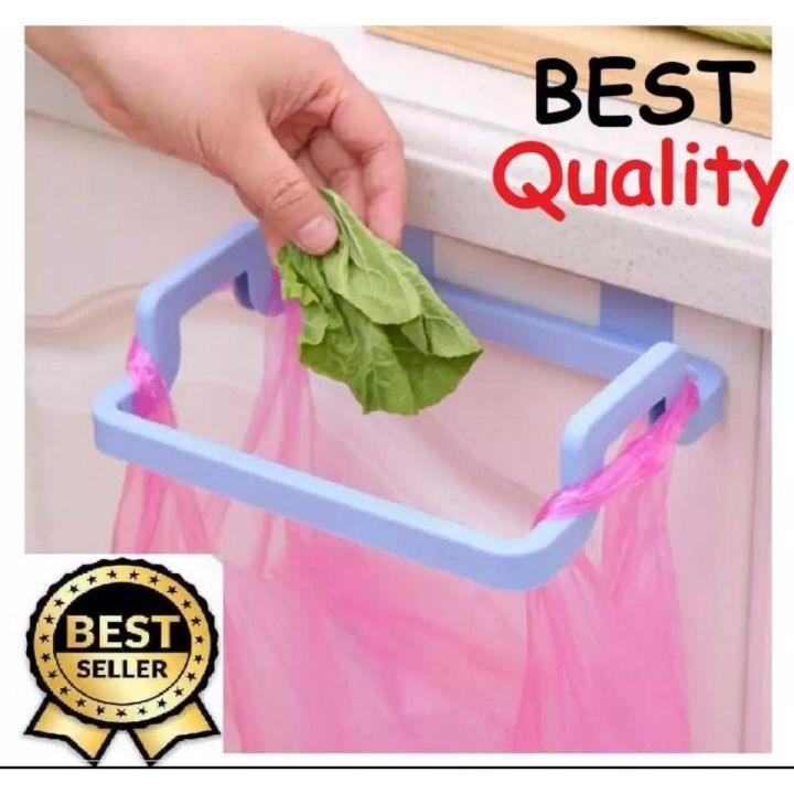Plastic Frame Garbage/Trash Bin Bag Holder, Dustbin, Towel Rack For Kitchen Drawer or Cupboard With 10 Pound Capacity