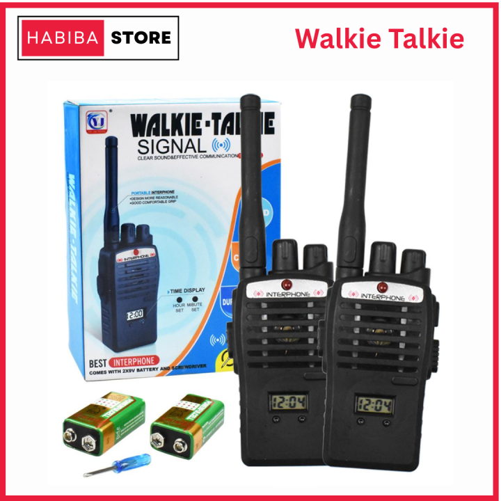 Kids Walkie Talkie Toy Set | 100m Long Range Two-Way Communication Play Set | Outdoor Fun Gadget for Boys & Girls
