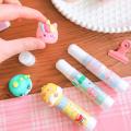 Kawaii Aesthetic stationery supplies office accessories stationery items cute Cartoon Hand Work Solid Color solid glue. 