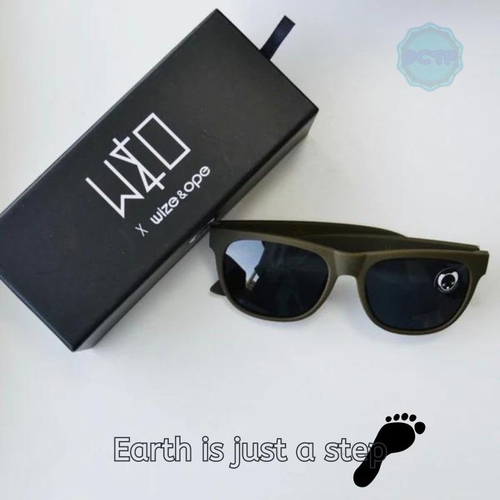Wize & Ope Khaki Matte Sunglasses for Men & Women – Stylish, Trendy, and UV Protection