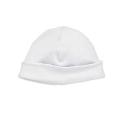 White Cotton Baby Hat. 