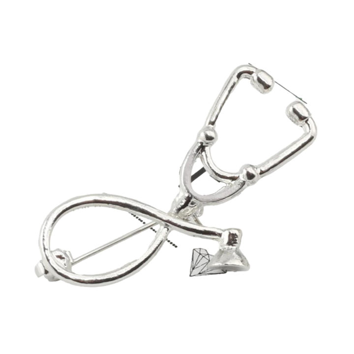 Stethoscope Lapel Pin Medical Brooch Pin For Medical Students Nurses
