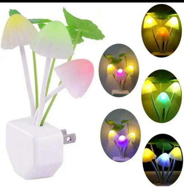 Energy Saving Mushroom Rose Flower Lamp Light