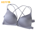 Xeffo Fashion Women Front Closure Sexy strips Back Wire Free free size adjustable Bra for women. 