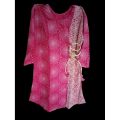 Linen Side Net Desgin Kurti. 