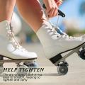 4Pcs Folding Shoe Lace Puller,Portable Lace Tightener Tool,Skate Lace Tightener for Hockey Ice Skates Figure Skates Boot. 
