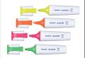 (4Pcs) Multi Color Highlighter Text Marker Text Marker Orange Yellow Pink Green. 