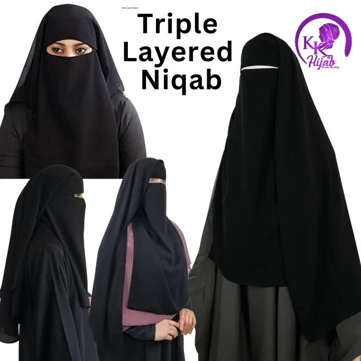 KK%20Hijab%20%7C%203%20layer%20Niqab%20%7C%203%20Layer%20Hijab%20Saudi%20Niqab%20In%20Breathable%20%7C%20Women%20Hijab%20Triple%20Nakab%20Patti%20%7C%20Arabic%20naqab%20niqab%203%20layers%20-%20Image%202