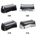 2PCS 21B/32B Shaver Replacement Head Knife Net Membrane for Braun Series 3 Electric Razors 3 301S 310S 320S 330S 340S. 