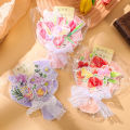 Bouquet Greeting Card DIY Teachers Day Blessing Card. 