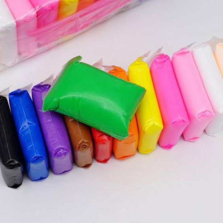 24 packets of 12 Colors Air Dry Clay with Tools