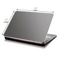 Universal Laptop Back Skin Matte Texture-Laptop Black back Skin Sticker. 