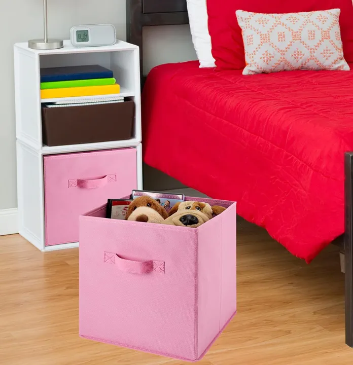 Collapsible%20Storage%20Bins%20-%206%20Pack%20-%20These%20decorative%20fabric%20storage%20bins%20are%20collapsible%20and%20great%20organizers%20for%20shelves,%20closets,%20or%20under%20the%20bed.%20Suitable%20for%20clothes%20or%20to%20store%20children's%20toys%20-%20Image%2010