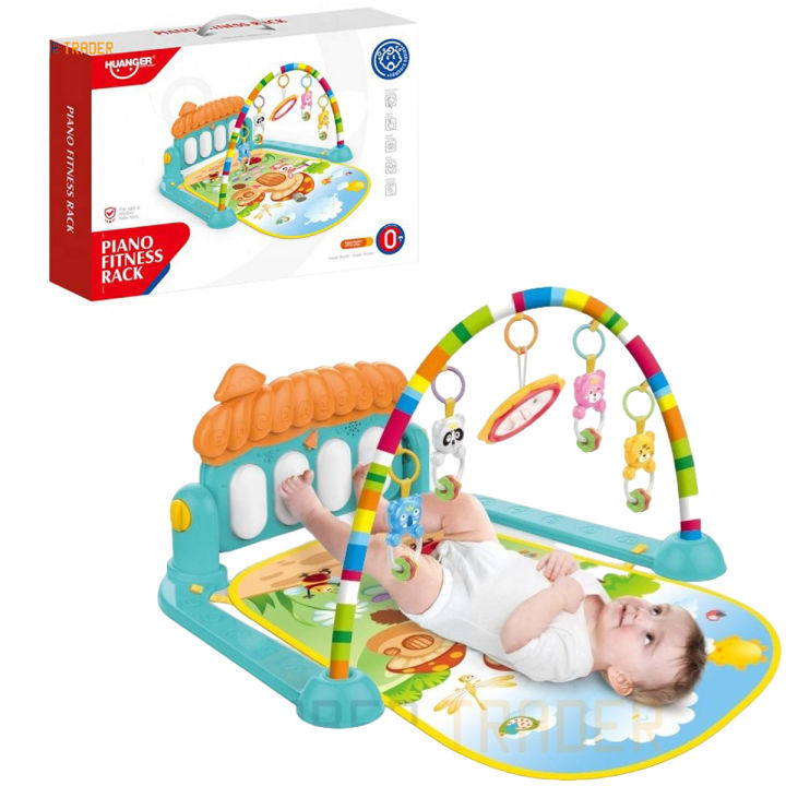 Huanger%20-%203%20In%201%20Newborn%20Baby%20Toddler%20Play%20Gym%20Piano%20Fitness%20Rack%20Mat%20-%20Image%202
