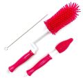 【HOT】 Silicone Bottle Cleaning Brush Baby Pacifier Straw Scrubber Small Brush 360 Degree Glass Cup Washing Kitchen Cleaning Tool Set. 