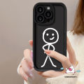 White Matchstick Men Case Compatible For IPhone 15 14 11 12 13 Pro Max 7Plus XR 6s 15 8 6 7 Plus X XS Max SE 2020 Couples Angel Eyes Cover. 