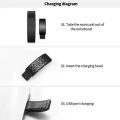 W5SV smart bracelet vibration alarm clock reminder sleep monitoring 24 hours pedometer rechargeable bracelet. 