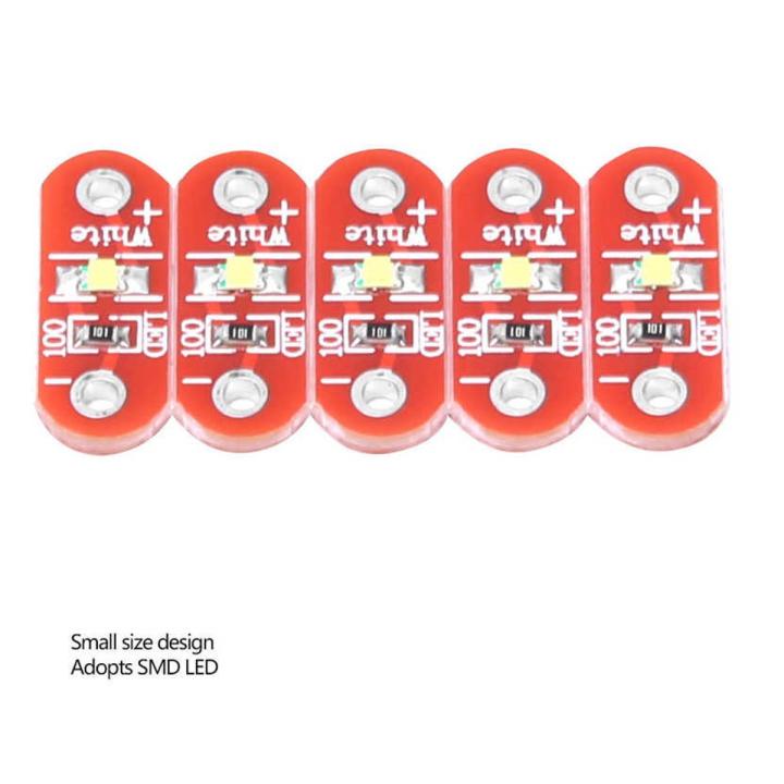 50 Pcs LilyPad LED Module White Wearable Surface-Mounted DIY Kit for Arduino 3~5V