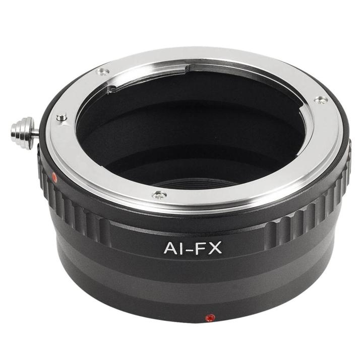Black Lens Adapter For Nikon F AI Lens to Fujifilm X Mount Camera Fit Fuji X-E1 DC287