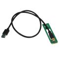 NGFF M.2 M Key to USB 3.0 PCI-E Riser Card M2 to USB3.0 PCIE 16X 1X Extender with Power for Lit  ner. 