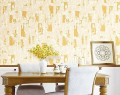Modern Art 3D Wallpaper Non Self-adhesive (Roll size 0.53 x 9.5 meters). 