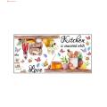 Kitchen Wall Stickers Modern Kitchen Lettering Wall Stickers Stylish Home Decor for Background Sticker. 