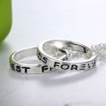New Best Friend 3 Pieces / Set Of Alloy Color Ring Fun Wild Men And Women Best Friends Jewelry. 