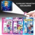 Panda Online Mini Projector Torch Educational Light-up Kids Flashlight Story Book Sleep Projection Lamp. 