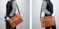 Jeeb Leather Bag for 13.3-Inch Laptops: Perfect for Work and Travel. 