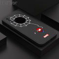 Hontinga for Samsung Galaxy A71 4G Back Cover Cartoon Spiderman Design Soft Phone Case Square Edge Liquid Silicone Cases. 