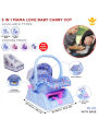 Baby dreams Mama Love 3 in 1 Baby Carry Cot Seat With Swing. 