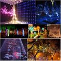 10m String Decoration Light, For Christmas Party, 80 LED, Purple Light, Battery Powered. 