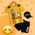 "Eid-ul-Adha Kids' Printed T-Shirt, Shorts & Cap Combo: Pack of 3". 