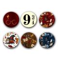 Harry Potter Pin Button Badge Pack of 6. 