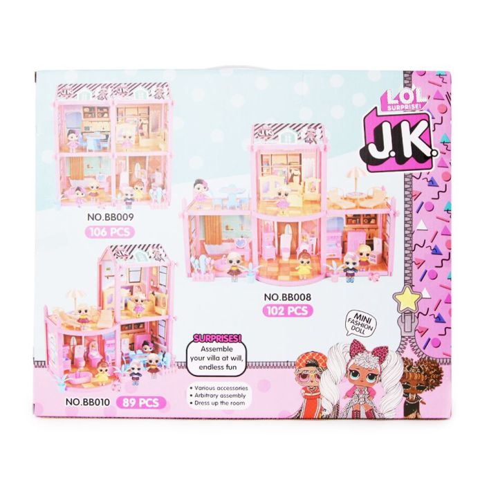 L.O.L.%20Surprise!%20Real%20Wood%20Doll%20House%20With%20New%20Family%20&%2025+%20Surprises%20Doll%20Set%20Toy%20Princess%20Playset%20Perfect%20Gift%20For%20Your%20Baby%20Girl%20Multicolor%20-%20Image%209