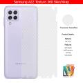 Samsung Galaxy A22 Skin/Wrap 360 Protection Carbon fiber/ Matte/ Transparent/ Leather Back And Sides Included Camera Skin. 