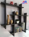 Dual Intersecting Floating Wall Shelf Wall Décor Wall Rack, for Living Room, Wall Mounted Shelves Wall hanging shelves Book shelf Storage shelf. 