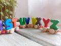 Wooden Alphabet Train. 