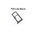 Huawei P20 Lite Black Sim Card Tray And Micro SD Card Slot Holder. 