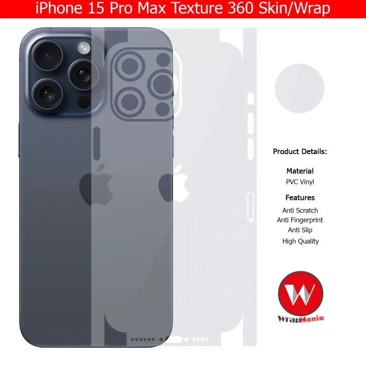 iPhone%2015%20Pro%20Max%20Skin/Wrap%20360%20Protection%20Sheet/%20Carbon%20fiber/%20Matte/%20Transparent/%20Lamination%20Back%20And%20Sides%20Included%20Camera%20Skin%20-%20Image%209