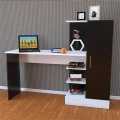 Unique Design Study Desk & Computer Table with Large Storage & Multiple Shelves - CT0016. 