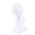 New Men Silky Durag Black Sewing Silky Durags Bandanas Doo-Rags Satin Durag Headwraps Long Tail Wave Cap Headwear Hat Pirate Hat. 