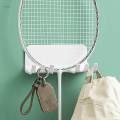 Wall Mounted Racket Rack Tennis Racket Holder for Room Dorm. 