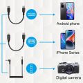 SX9 Wireless Microphone for Laptop PC iPhone Android - 2 Microphones 1 Receiver, Intelligent Noise Reduction. 