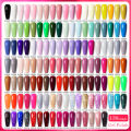 BORN PRETTY 10ml Gel Nail Polish Gel 130 Colors Semi Permanent Solid Nail Gel Varnish Soak Off UV Gel for Base Top Coat. 