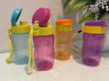 Tupperware Slim Eco Bottle Mini with Strap 310ml/ Tupperware Slim Eco Bottle 1L/ Tupperware Slim Eco Bottle 750ml/ Kids bottle/ Jogging bottle/ Small water bottle/ cute water bottle. 