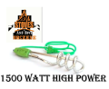 Electric Water Heating Rod Portable Electric Water Heater Electric Water Immersion Rod 1500 Watt. 